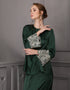 BAJU KURUNG KEDAH MODEN AERI (EMERALD GREEN)